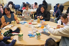 Students and families participate in a fun Christmas Celebration at the Catholic Charities Charles F. Murphy Early Childhood Development Center in Brooklyn.