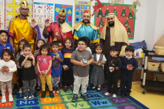 Fathers of the Catholic Charities Charles F. Murphy Early Childhood Development Center in #Brooklyn volunteered to dress up as #TheThreeKings for our children!